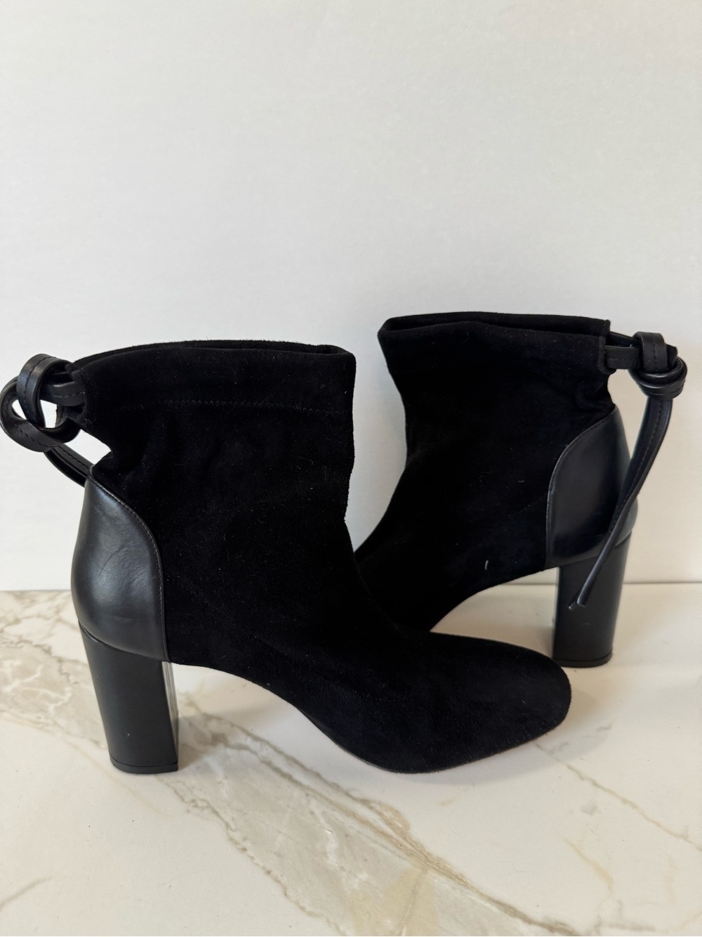 Stuart Weitzman Black Ankle Boots